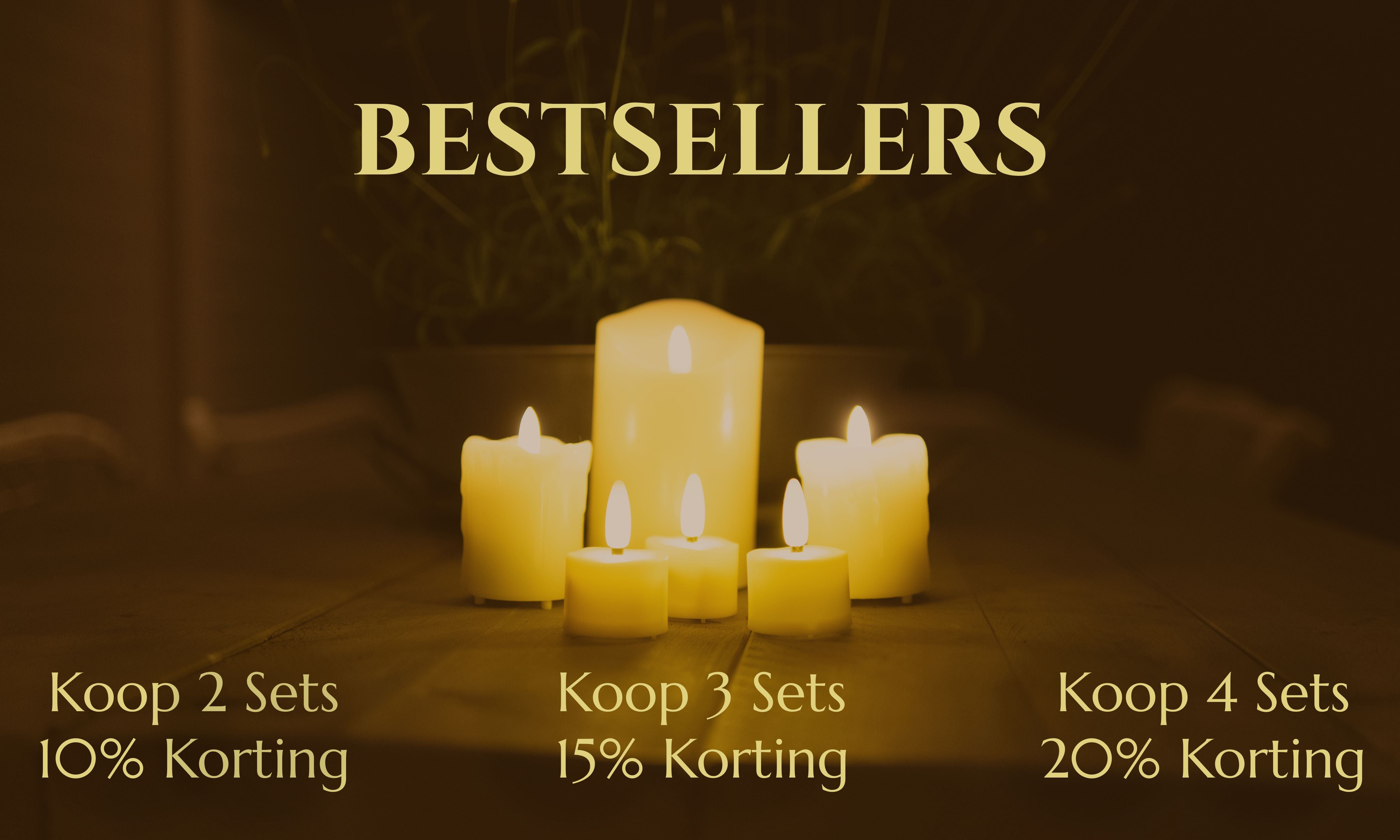 Akaro Oplaadbare LED Kaarsen, 6 LED Kaarsen met Wax, Inclusief Akaro Oplaadbare LED Kaarsen, 6 LED Kaarsen met Wax, Inclusief
